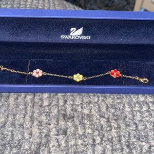 Swarovski Gold Bracelet